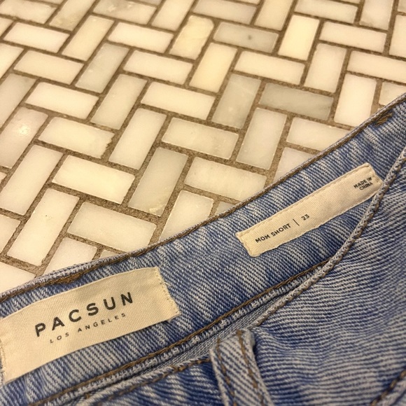 pacsun high rise cuffed jean shorts! - Picture 3 of 9